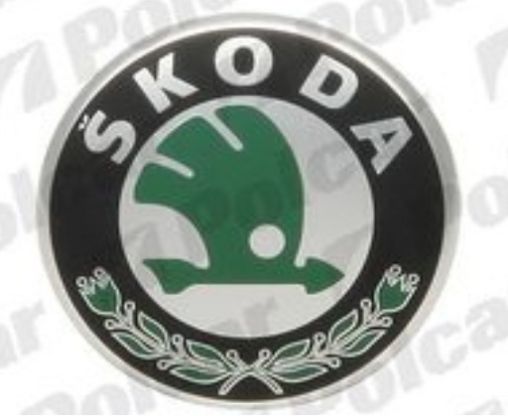 Škoda Fabia 8/04 - zadný znak priemer 80mm.