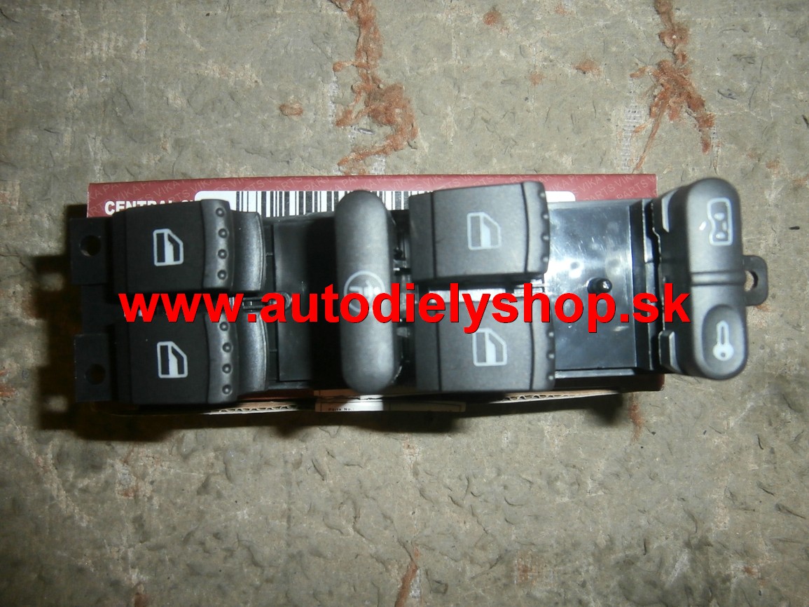 Škoda FABIA 9/99-7/04 spínač otvárania predných okien,štvoritý L