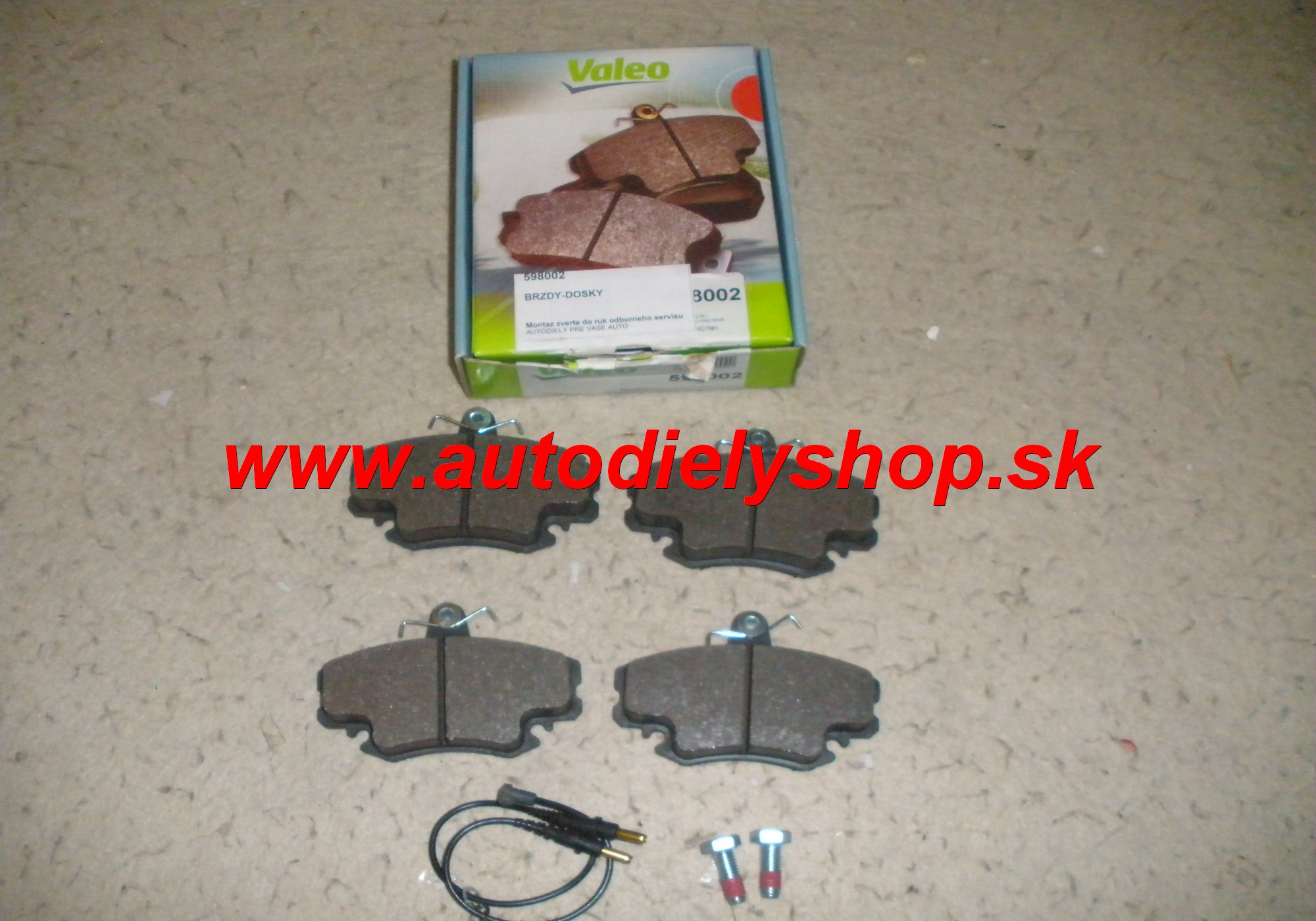  Dacia LOGAN 04- predné platničky sada  " VALEO " 100mm 	