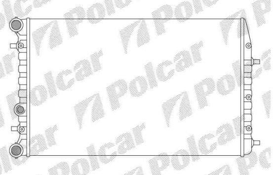 Škoda ROOMSTER 3/06- chladič vody 1,4TDi-1,9TDi s AC