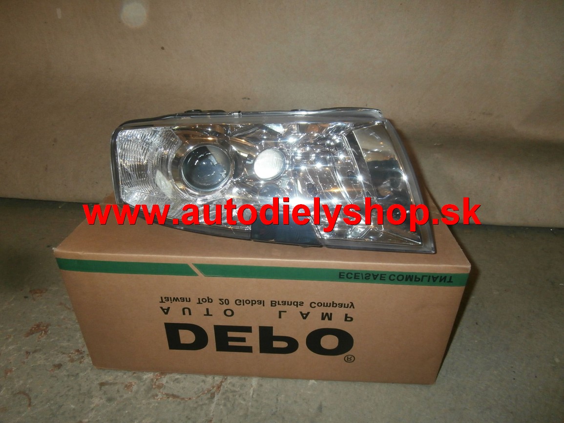 Škoda SUPERB 12/01-2/08 predné svetlo Xenon D2S+H3+H3 Pravé /DEP