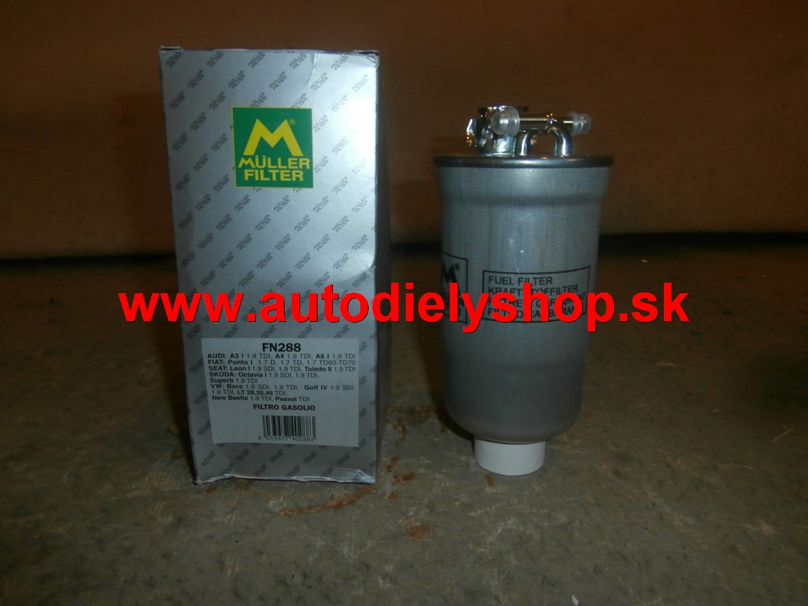 Škoda SUPERB 12/01-2/08 palivový filter 1,9TDi-2,0TDi / MULLER FILTER
