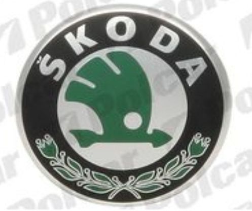 Škoda FABIA 1/07- zadný znak dverí priemer 80mm.