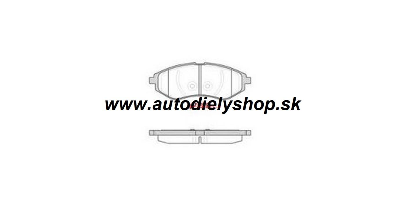  Chevrolet AVEO 04- predné platničky Sada / CIFAM / 	