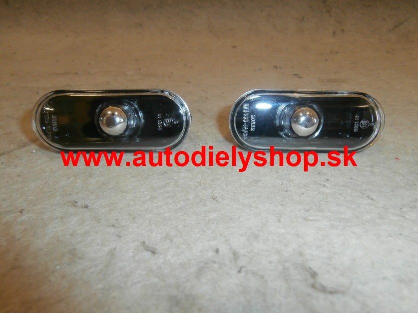 VW GOLF III 95-99 bočné smerovky číre čierne Sada L+P