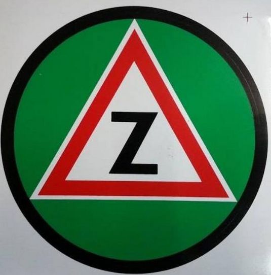 Označenie "začiatočník" samolepka