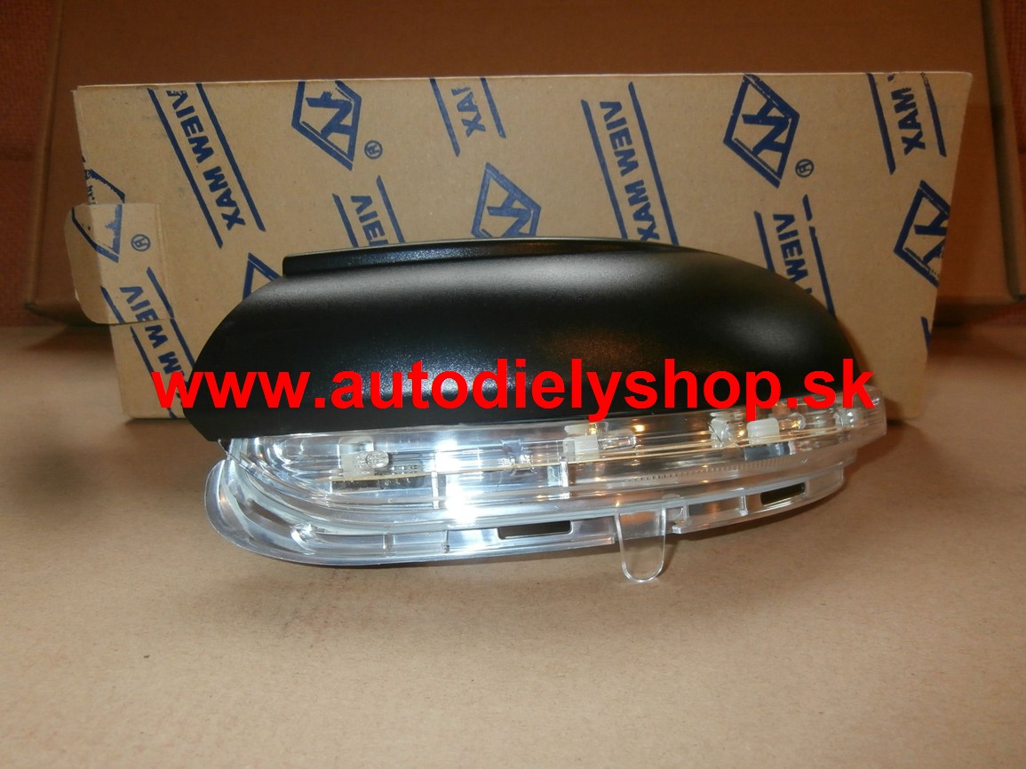 VW GOLF VI 10/08- smerovka v zrkadle Pravá / s podsvietením /