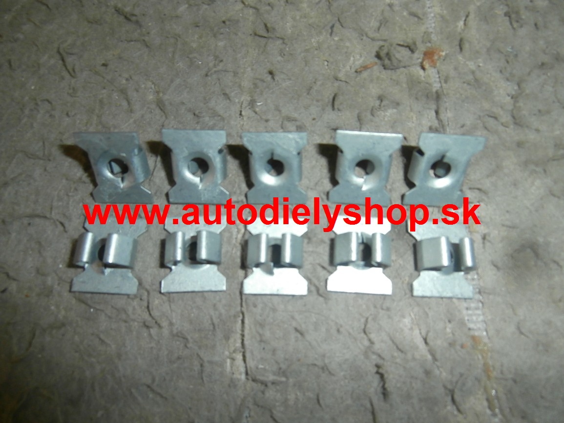 VW GOLF IV 8/97-8/03 spony bočných krytov pod motor 10 ks