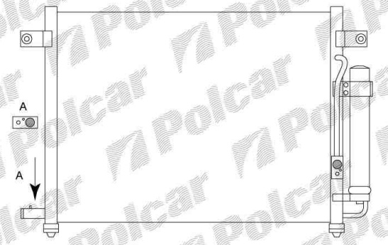 Daewoo KALOS 8/02- chladič klimatizácie 1,2i-1,4i