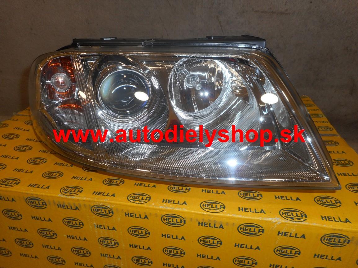 VW Passat B5.5 00-05 svetlo H7+H7 Pravé / HELLA / s motorčekom