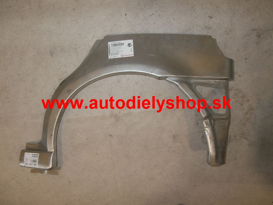 VW Polo 10/94-9/99 lem zadného blatníku Ľavý,5dv