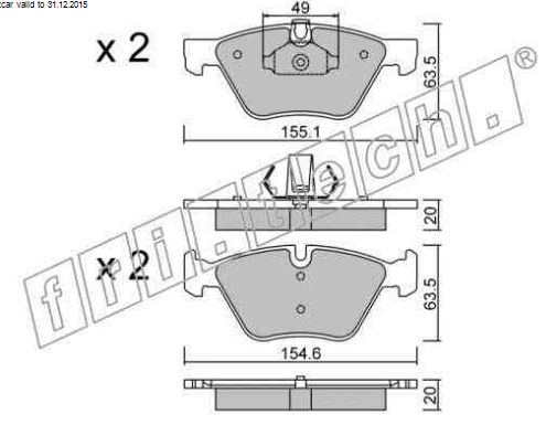 VW POLO 3/05-6/09 zadné brzdové čeluste 200mm Sada