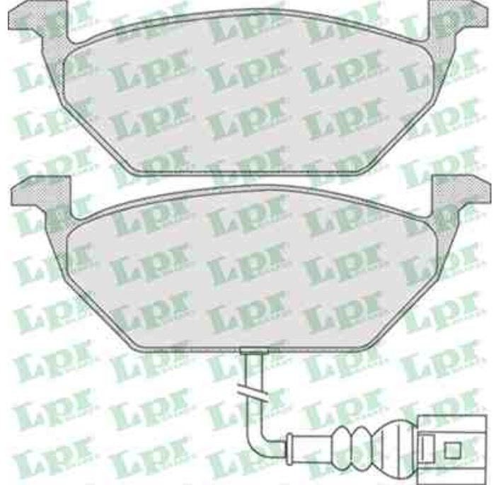 VW POLO 3/05-6/09 predné platničky Sada /SAMKO