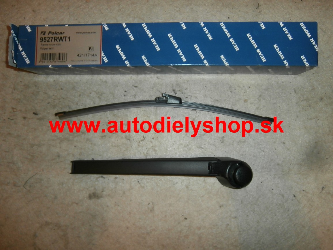 VW POLO 3/05-6/09 zadné ramienko stierača Komplet