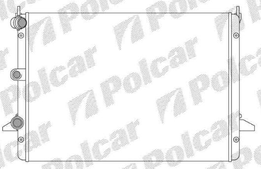 VW SHARAN 5/00- chladič vody 2,8 V6