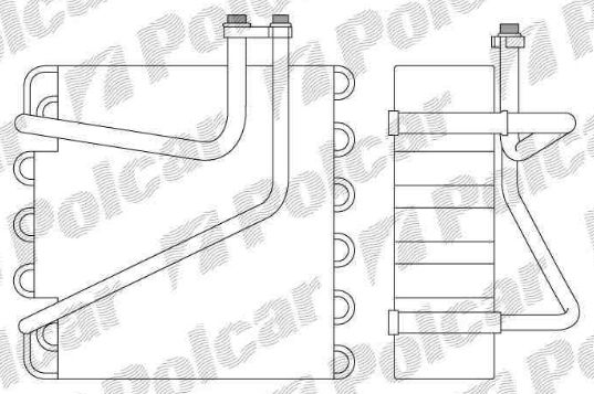VW SHARAN 5/00- výparník klimatizácie / pre všetky typy