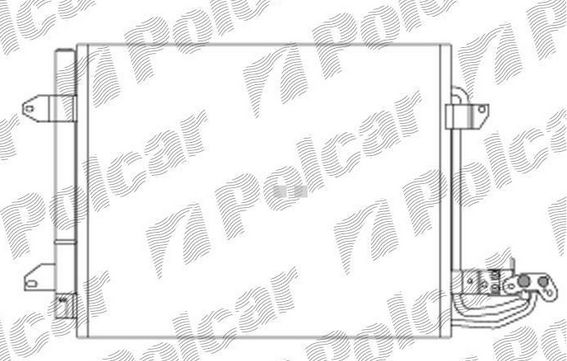 VW TOURAN 12/06-2010 chladič klimatizácie / pre všetky typy /