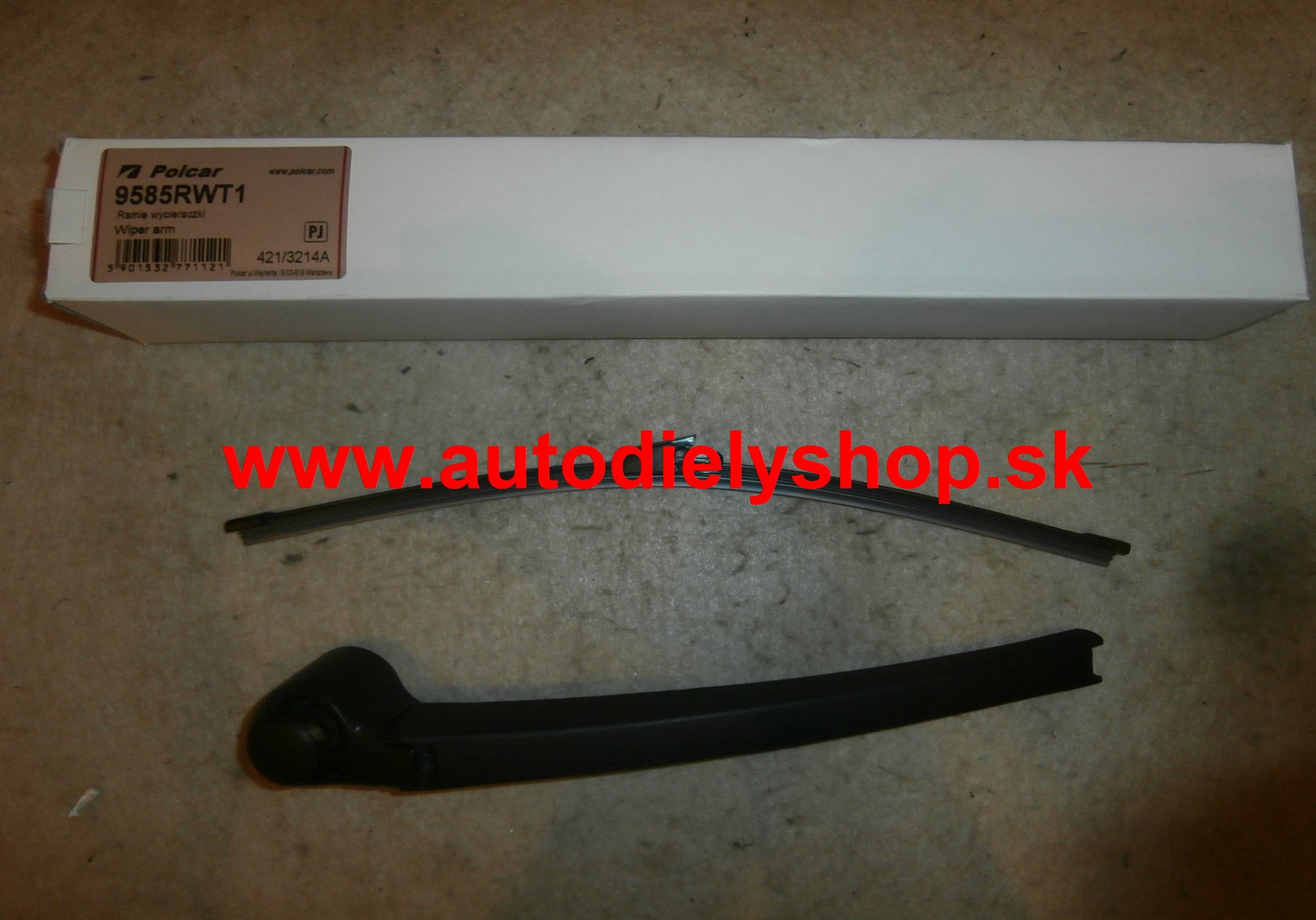 VW TOURAN 12/06-2010 zadné ramienko stierača Komplet