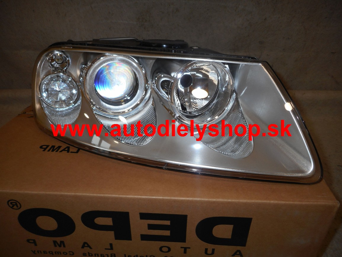 VW TOUAREG 11/02-12/06 predné svetlo H7+H9 Pravé / DEPO /