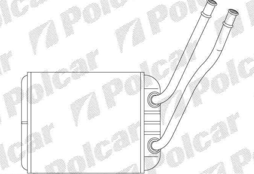 VW TOUAREG 11/02- radiátor kúrenia /pre všetky typy/