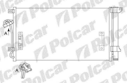 VW TOUAREG 11/02- chladič klimatizácie / pre všetky typy /