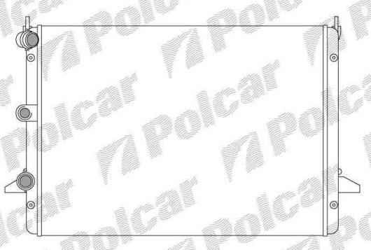 Seat ALHAMBRA 8/00- chladič vody 2,8 V6