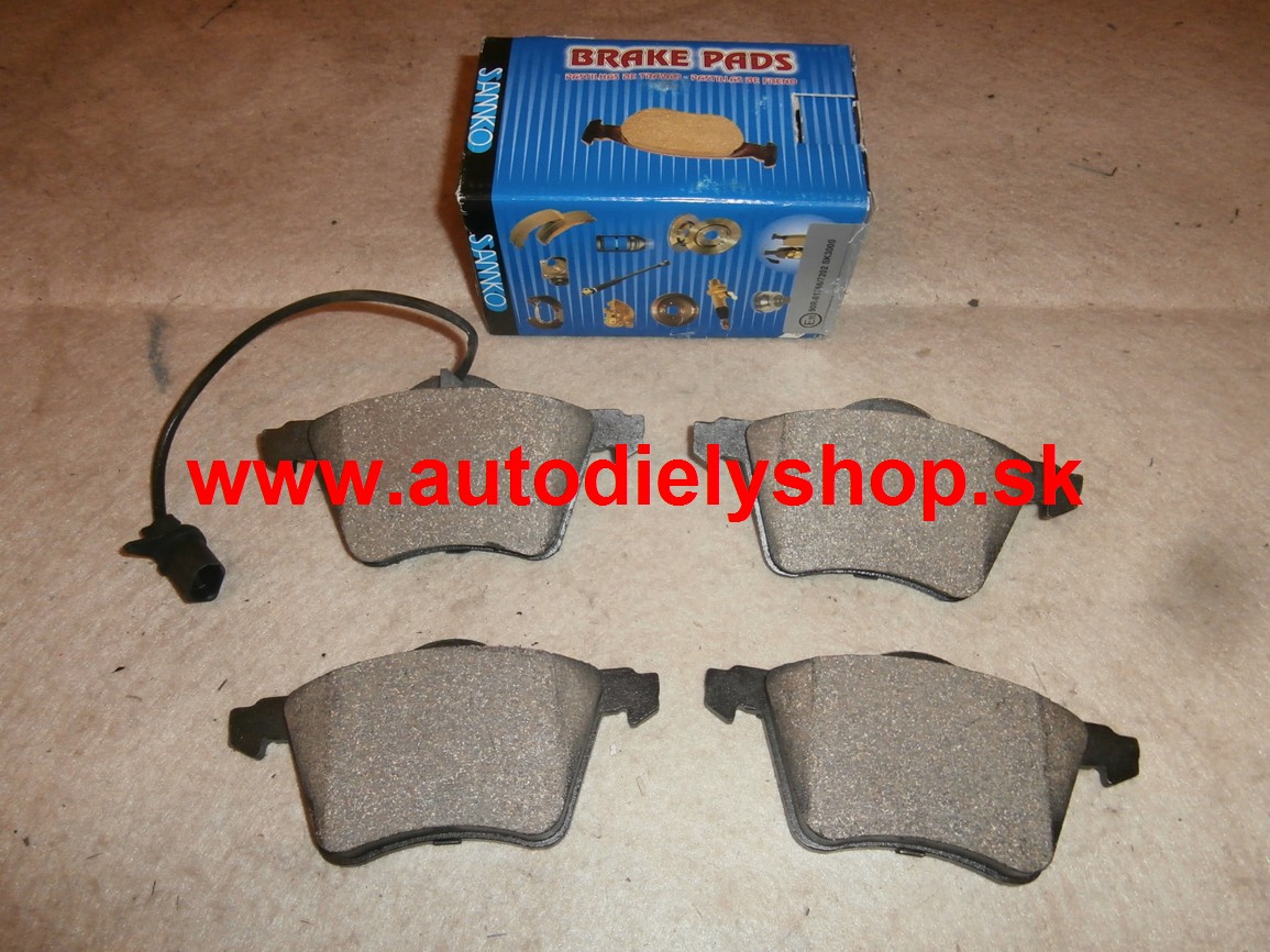 Seat ALHAMBRA 8/00- predné platničky Sada / SAMKO / 16 disk