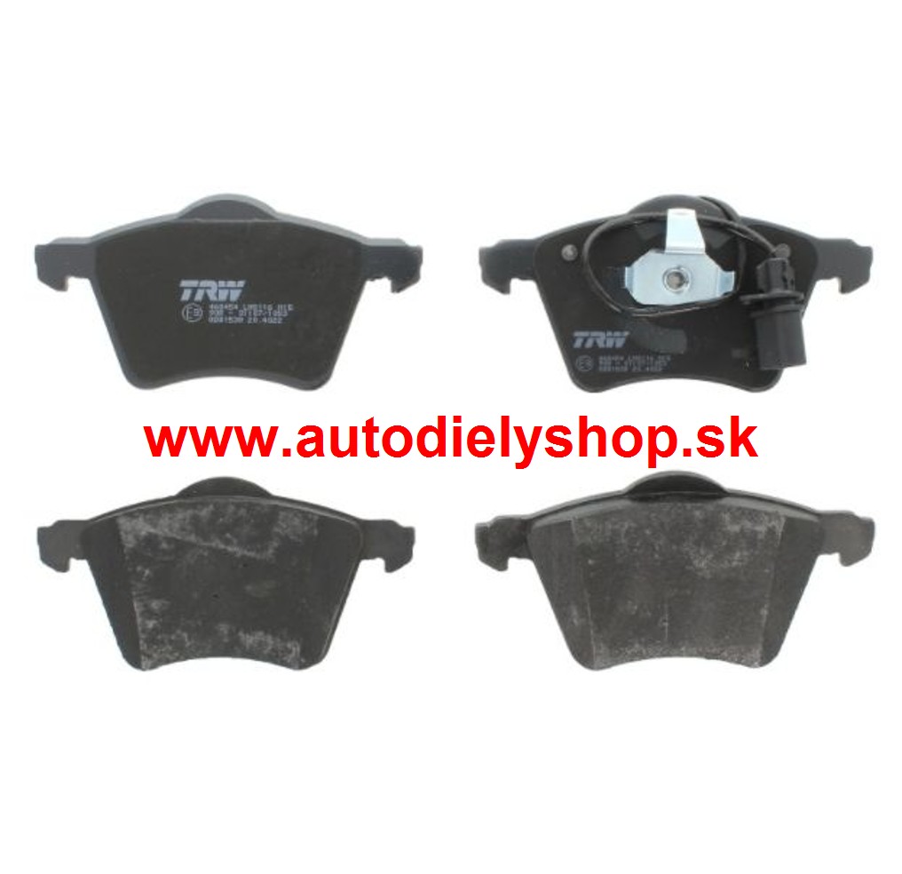 Seat ALHAMBRA 8/00- predné platničky Sada / TRW / 16 disk