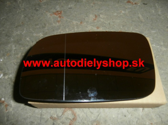 Seat AROSA 4/97-12/00 sklo zrkadla ľavé,veľké chromové