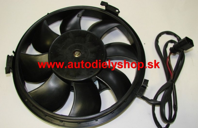 Seat Arosa 4/97-12/00 ventilátor chladičov 345mm bez AC