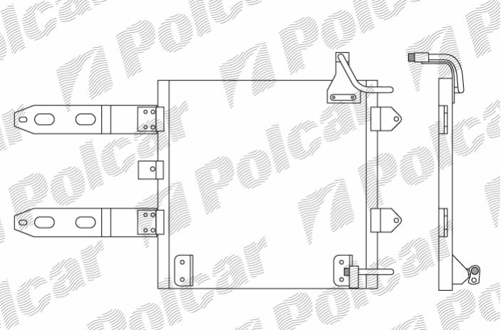 Seat Arosa 4/97-12/00 chladič klímy 1,0i-1,4i