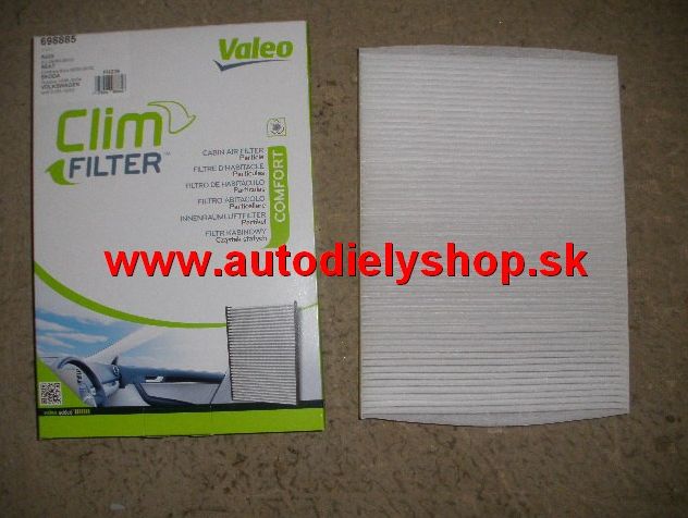 Audi A3 9/96-9/00 peľový filter 1,6i-1,8i-1,9TDi / VALEO /