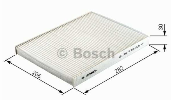 Audi A3 9/96-9/00 pelový filter 1,6i-1,8i-1,9TDi / BOSCH / uhlík