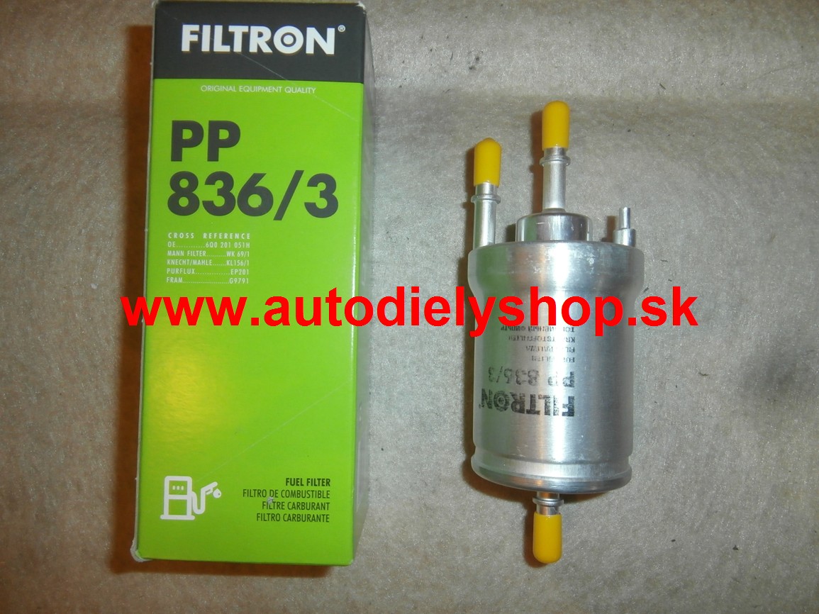 Seat IBIZA, CORDOBA 6/02- palivový filter 1,2i-1,4i-1,6i / 152mm