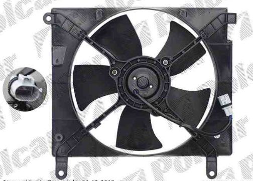 Daewoo LEGANZA 97-12/02 ventilátor chladiča 2,0i komplet