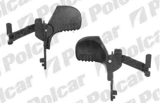 Renault TWINGO 9/98-7/07 klučka ľavá predná