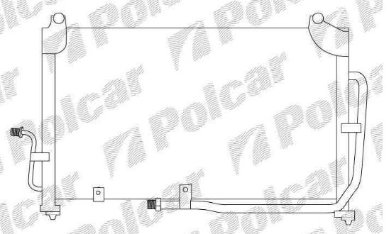 Daewoo MATIZ 7/98-12/00 chladič klimatizácie