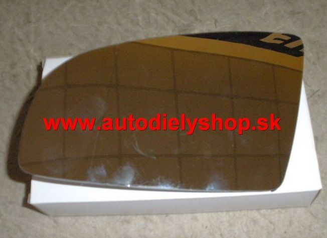 Audi A3 6/03- sklo zrkadla Ľavé,vyhrievané