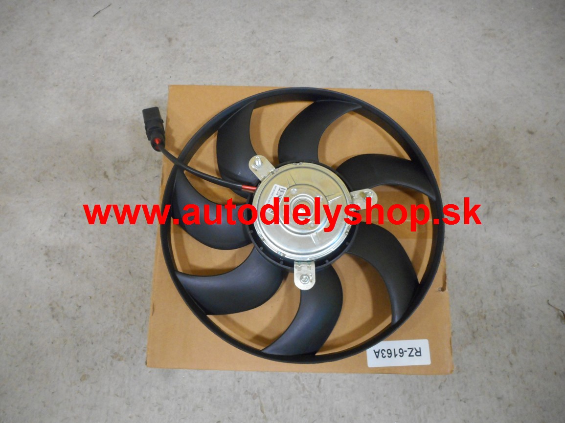 Audi A3 6/03- ventilátor chladiča 295mm / 150w/ pravá strana