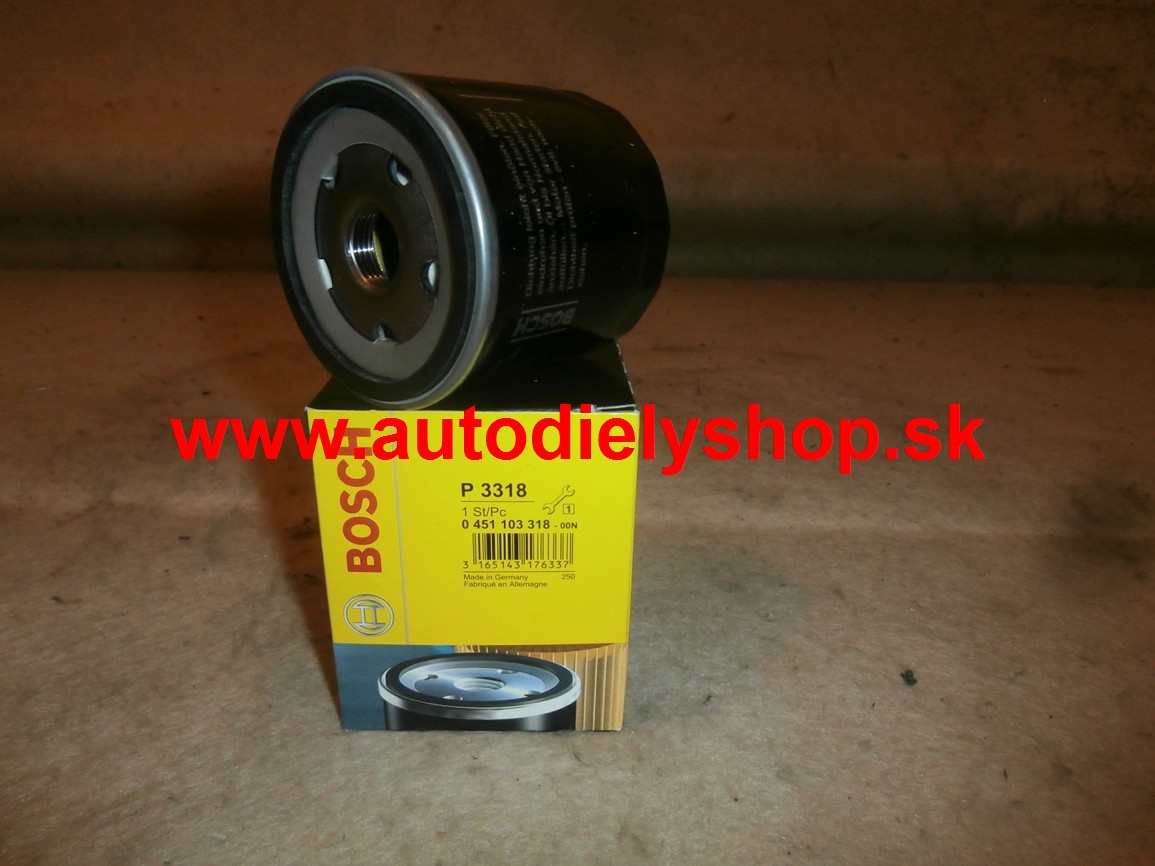 Seat TOLEDO 4/99-11/04 olejový filter 1,4i/16V-1,6i/16V/ BOSCH /