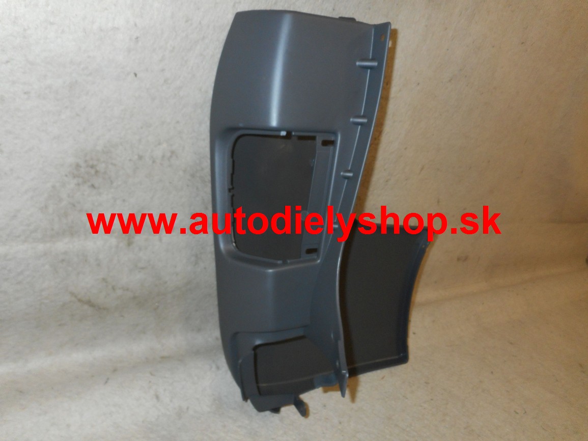 Renault Trafic 9/01-06 zadný roh nárazníku ľavý / sivý
