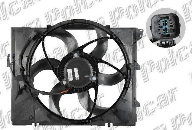 BMW 1 E87 9/2004-3/2007 ventilator chladiča 116i-118i-120i