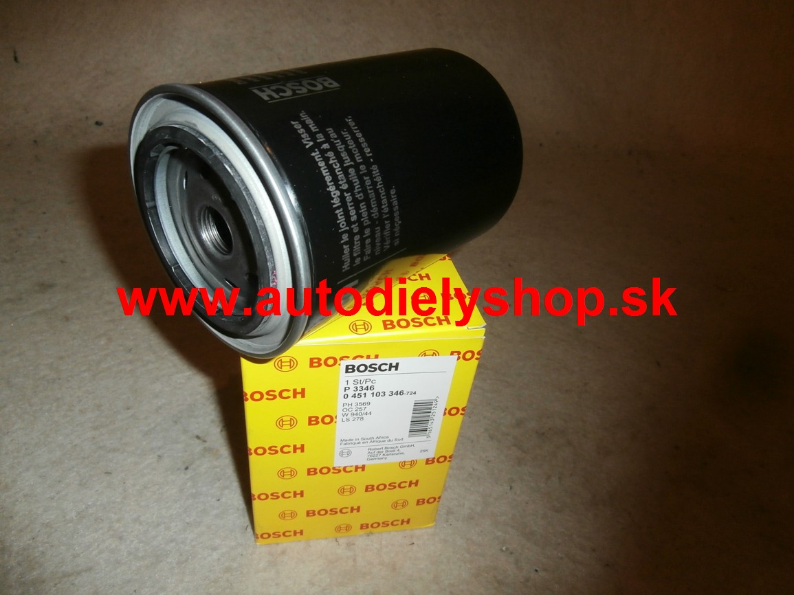 Audi A4 10/94-2/99 olejový filter 1,9TDi / BOSCH