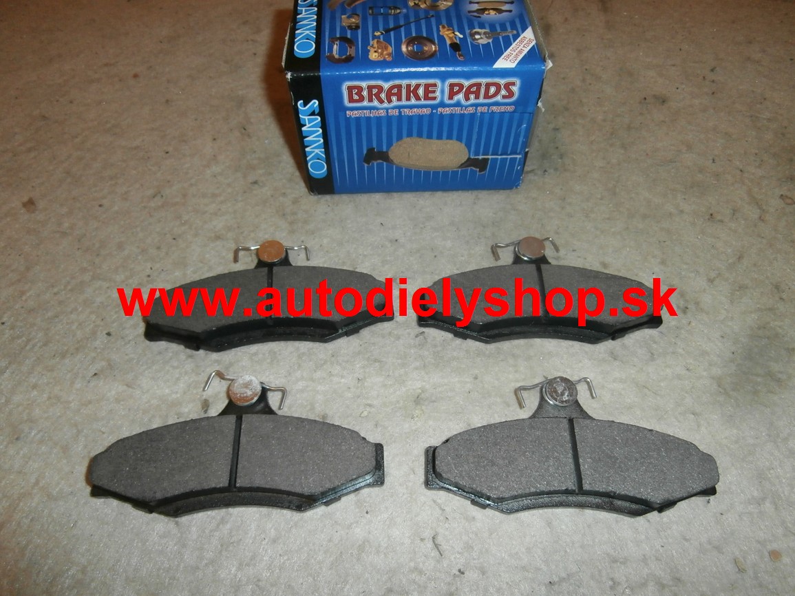 Daewoo NUBIRA 6/97-7/99 zadné platničky Sada / Samko /