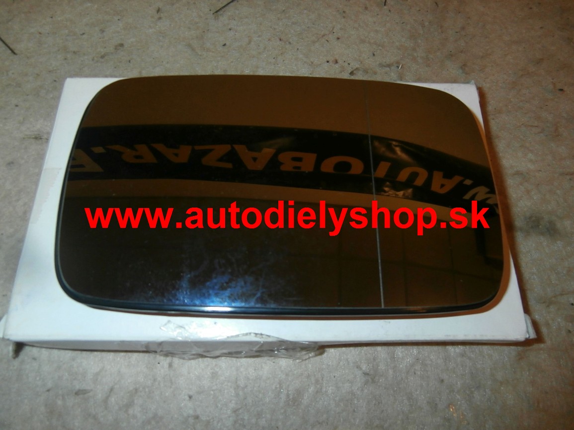BMW 3 E36 10/90-3/98 sklo zrkadla ľavé,vyhrievané