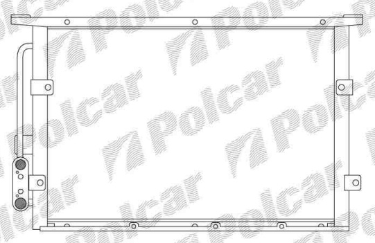 BMW 3 E36 10/90-3/98 chladič klimi 2,5TDs