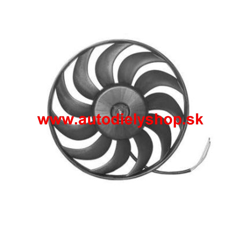 Audi A4 10/00-9/04 ventilátor chladičov 385mm/320W