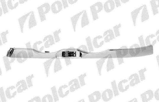 BMW 3 E46 98-8/01 lišta pod svetlo Pravá,s otvorom,chrómová