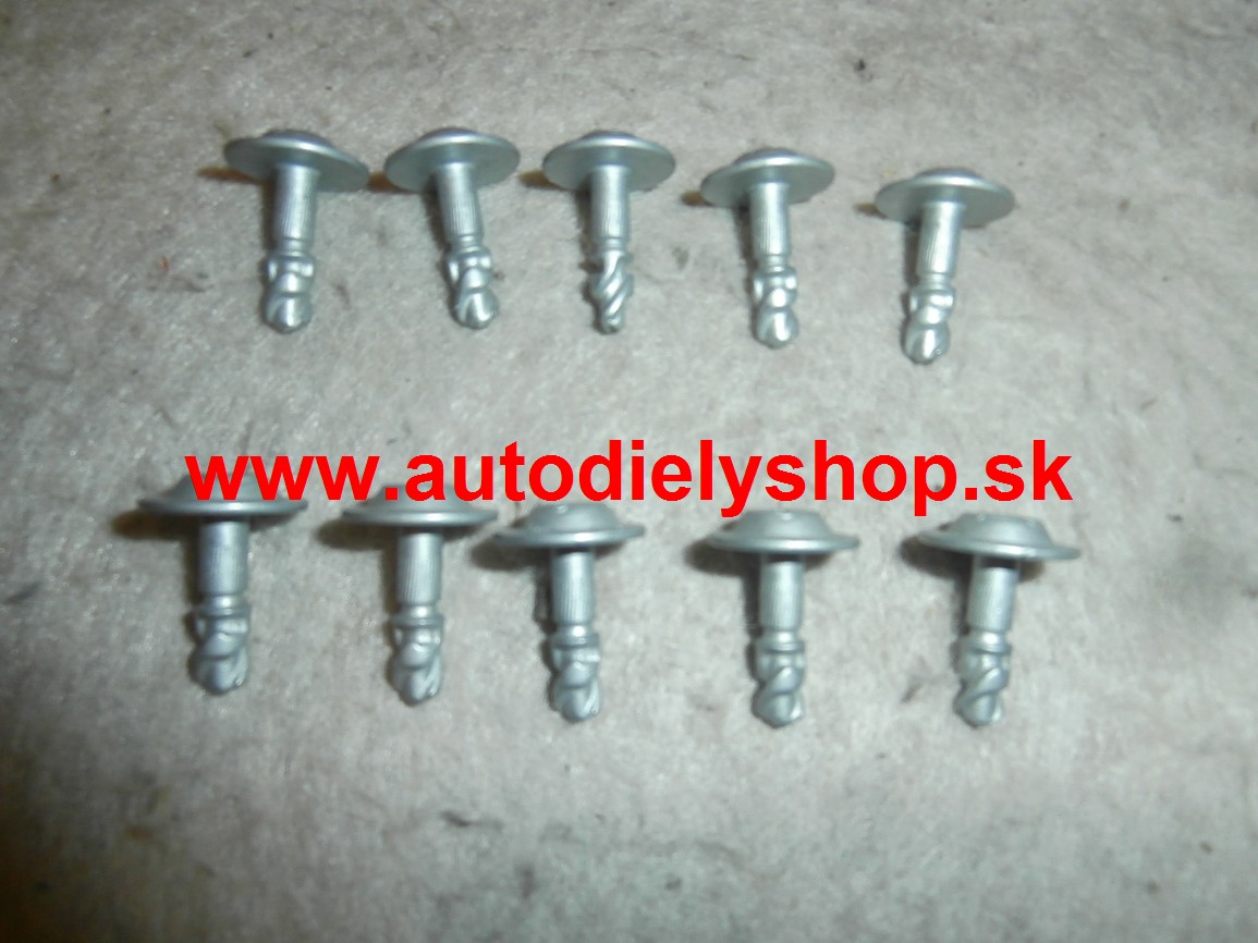 BMW 3 E46 4/98-8/01 príchytky krytou pod motor 10 ks