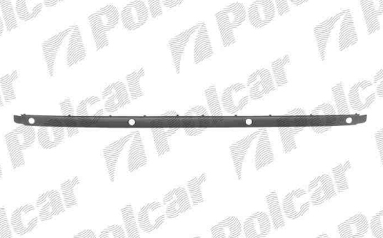 BMW 3 E46 9/01-3/05 lišta zadného nárazníku,Stred,SDN